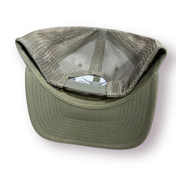 Loomis Ranch Green Trucker Hat Snapback Cap‎ OSFM Mesh Back - Picture 4 of 6